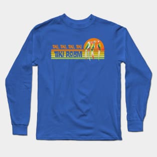 Tiki Room Vintage Retro Long Sleeve T-Shirt